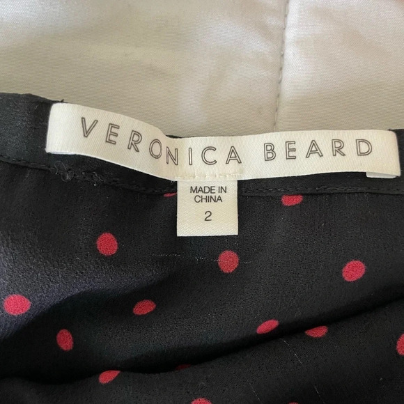 Veronica Beard polka dot ruffle mini skirt - Picture 4 of 9